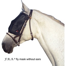 Cavallo maska proti hmyzu jezdecká bez ochrany uší černá