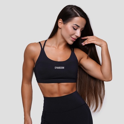 GymBeam Спортен сутиен FIT Black XXL