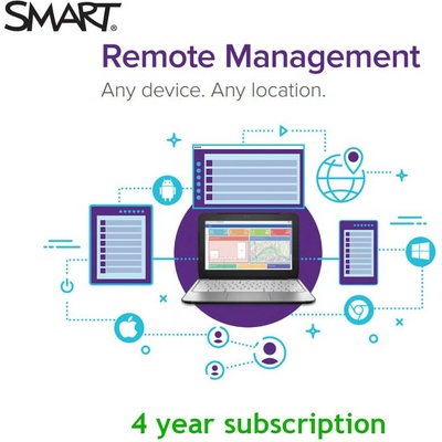 Smart Technologies Софтуер SMART Remote Management - 4-годишен абонамент (SRM-4)