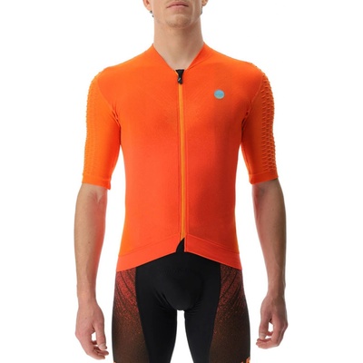 UYN s krátkym rukávom BIKING AIRWING čierna/oranžová