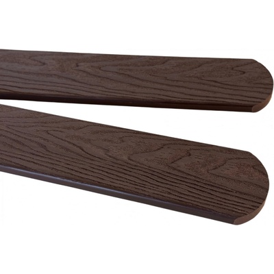 Gutta Guttafence WPC plotovka 3D s půlkulatou hlavou 71 x 11 x 1800 mm oak brown