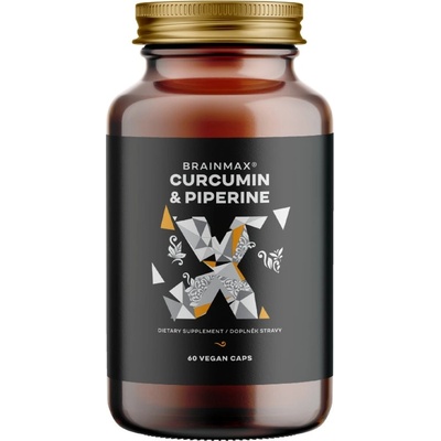 BrainMax Curcumin & Piperine, 60 растителни капсули