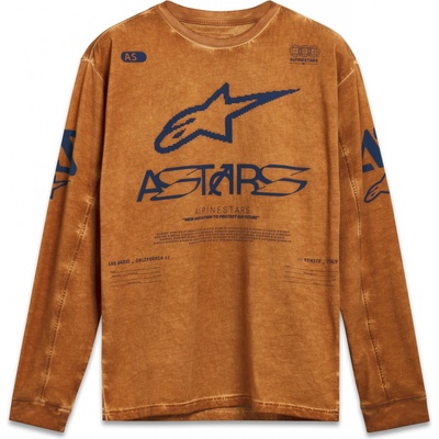 Alpinestars tričko Nook knit dlhý rukáv ryšavá
