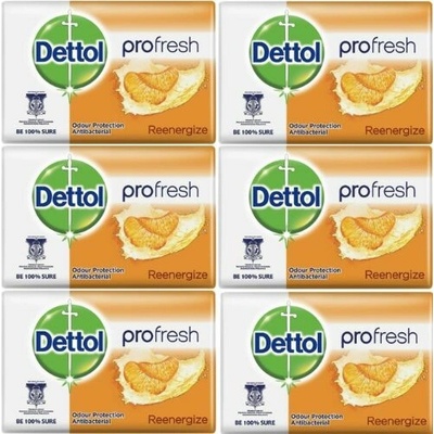 Dettol antibakteriálne pevné mydlo 6 x 100 g re energize