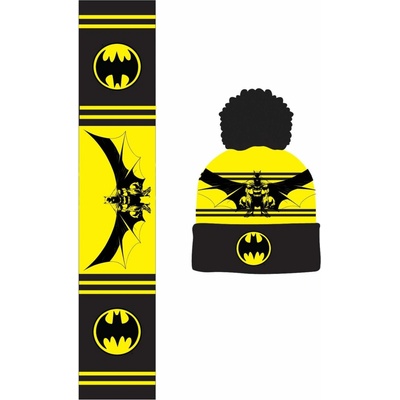 Batman Core Batman Giftset Beanie & Scarf Yellow