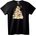 NOONEBRAND Тениска Корги Коледна Елха - XS, Black