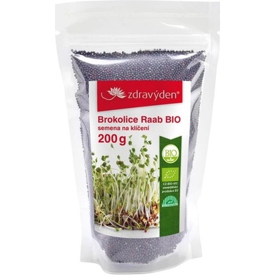 ZdravýDen ZdravýDen® BIO Brokolice Raab - semena na klíčení 200 g