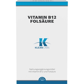 KLEAN LABS Витамин b12 фолиева киселина - 100 капсули
