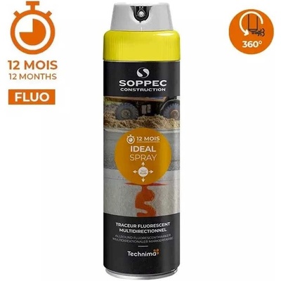 Soppec Sprej fluorescenční, Ideal, žlutý, 500 ml