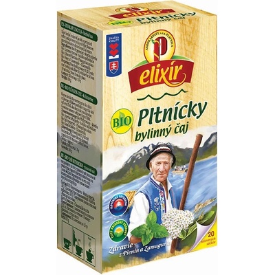 Agrokarpaty elixír pltnícky bylinný čaj Bio 20 x 1,5 g