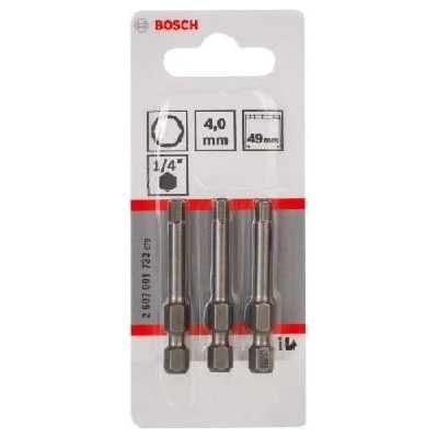 Bosch HEX4 49 mm 3 ks 2607001733