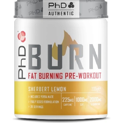 PhD Nutrition Burn Pre-Workout, 200 Grams