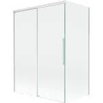 Mexen Rox параван за вана 2-крила плъзгащ се 120 + 70 x 150 см, прозрачен, бял - 8C9-120-070-20-00 (8C9-120-070-20-00)