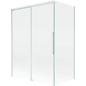 Mexen Rox параван за вана 2-крила плъзгащ се 120 + 70 x 150 см, прозрачен, бял - 8C9-120-070-20-00 (8C9-120-070-20-00)