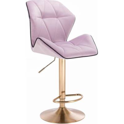 LuxuryForm Design Milano Max Velur na zlatom tanieri levanduľa