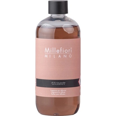 Millefiori Milano Silk & Rice Powder aroma náplň pro difuzér 500 ml