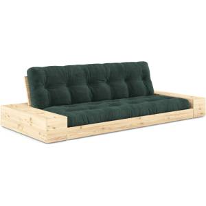 Karup Design Тъмнозелен велурен разтегателен диван 244 см Base - Karup Design (1371015124)