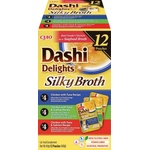 Inaba Foods Ciao Broth - допълнителна храна за котки - бульон с вкус на пиле, сьомга, риба тон и миди, 12 x 40 г