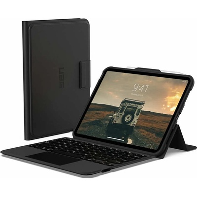 Urban Armor Gear Gear Bluetooth Keyboard with Trackpad - полиуретанов калъф с клавиатура, тракпад и поставка за iPad 9 (2021), iPad 8 (2020), iPad 7 (2019)