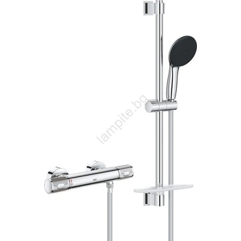 GROHE 34791001 - Термостатна душова система precision feel 600 мм хром (gh1110)