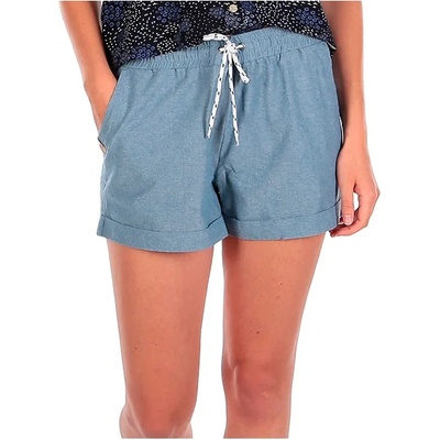 Iriedaily Дамски къси панталони Iriedaily Women's Chambray Girl Short Shorts - Blue Melange - размер XS (112-3025-0111)