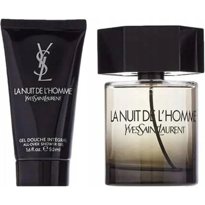 Yves Saint Laurent La Nuit L´Homme pánská EDT 100 ml a sprchový gel La Nuit L´Homme 50 ml dárková sada