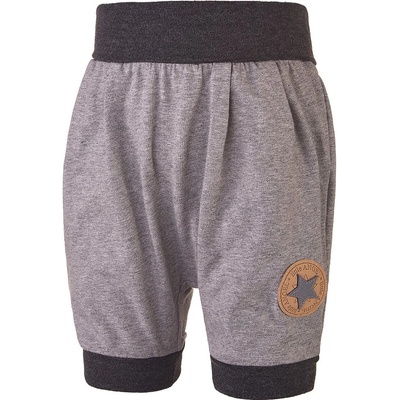 Little Angel šortky tenké harémky Outlast šedý melír