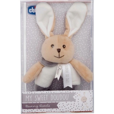 CHICCO chrastítko Králíček junior 15 x 20,5 cm