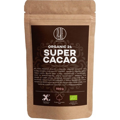 BrainMax Pure Organic 24 Super Cacao, BIO kakao, 500 g