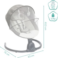 Fillikid Elektrická houpačka Luna Grey