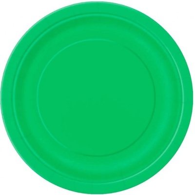 Unique Party Papierové taniere zelené 23 cm