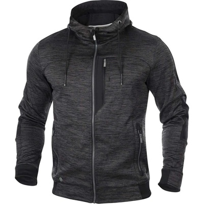 Ardon mikina 3DBreathe melange na zip H5982 červená