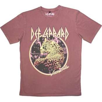 Def Leppard Риза Love Bites Stone Wash Unisex Kashmir Red XL (DEFLSTNW45MKR04)