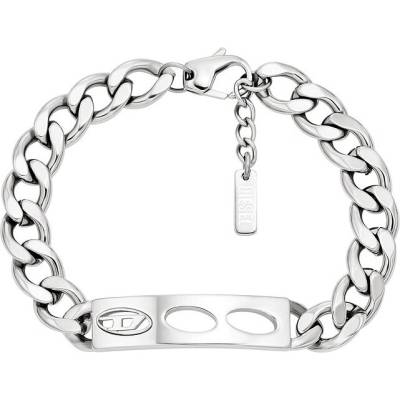 Diesel Štýlový unisex náramok z ocele D Logo DX1663040