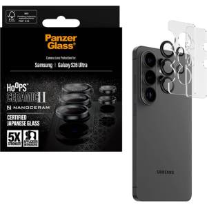 Panzer Протектор за камера PanzerGlass Hoops за Samsung Galaxy S26 Ultra Ceramic II Camera Lens Protector