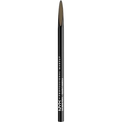 NYX Professional Makeup Precision Brow Pencil молив за вежди с четка 0.13 гр цвят кафява