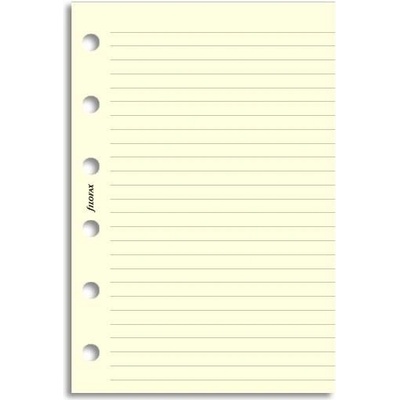 Filofax papír linkovaný krémový, 20 listů