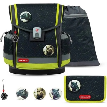 Belmil Ученически комплект раница, мешка, несесер Mountain Lime Belmil