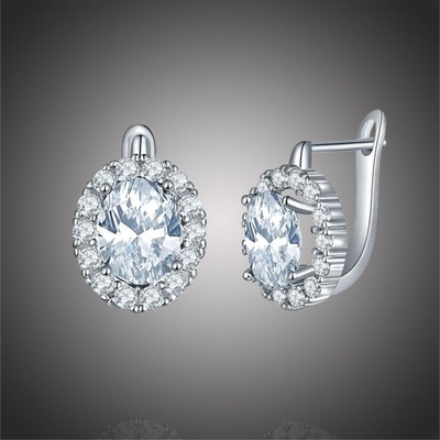 Sisi Jewelry náušnice Swarovski Elements Fiona E1320-KSE0063 (1) Bílá/čirá