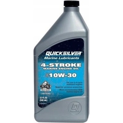 Quicksilver 4-Stroke Marine Engine Oil Outboard 10W-30 1 l