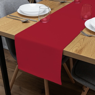 Biante Dekorační běhoun Rongo RG-087 Jahodově červený 35x120cm