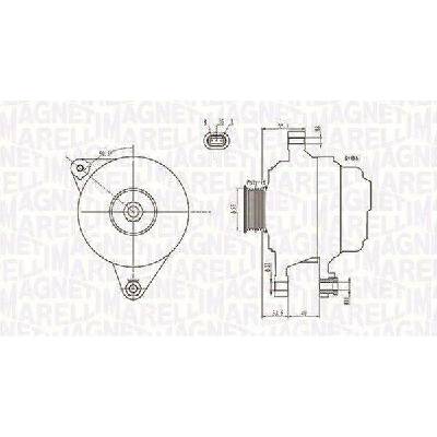 Generátor MAGNETI MARELLI 063731703010