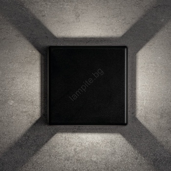 Kanlux 39182 - LED външен стенен осветител REFAZI LED/6W/230V IP54 черен (KX2660)