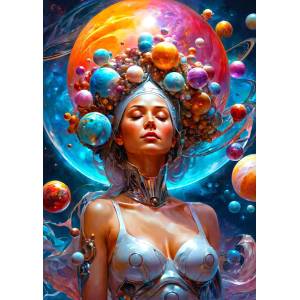 Enjoy - Puzzle Cosmic Godess - 1 000 piese