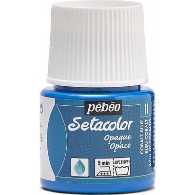 Pébéo Setacolor farba na látky 11 cobalt blue 45 ml