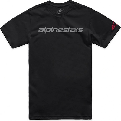 Alpinestars linear wordmark 2.0 csf černé šedé červené