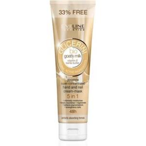 Eveline Cosmetics GLICERINI bio Goat's milk 5в1 крем-маска с глицерин за ръце и нокти 100мл