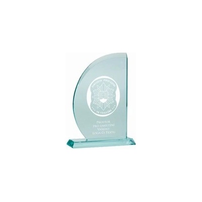 Trofej sklo golf CR7179A
