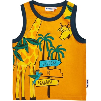 Winkiki Kids Wear chlapecké tílko Paradise oranžová