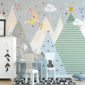 Image 1 of Art gift Детски фототапет - Планината спи